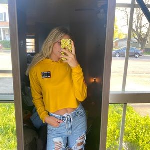 Los Angeles Cropped Hoodie